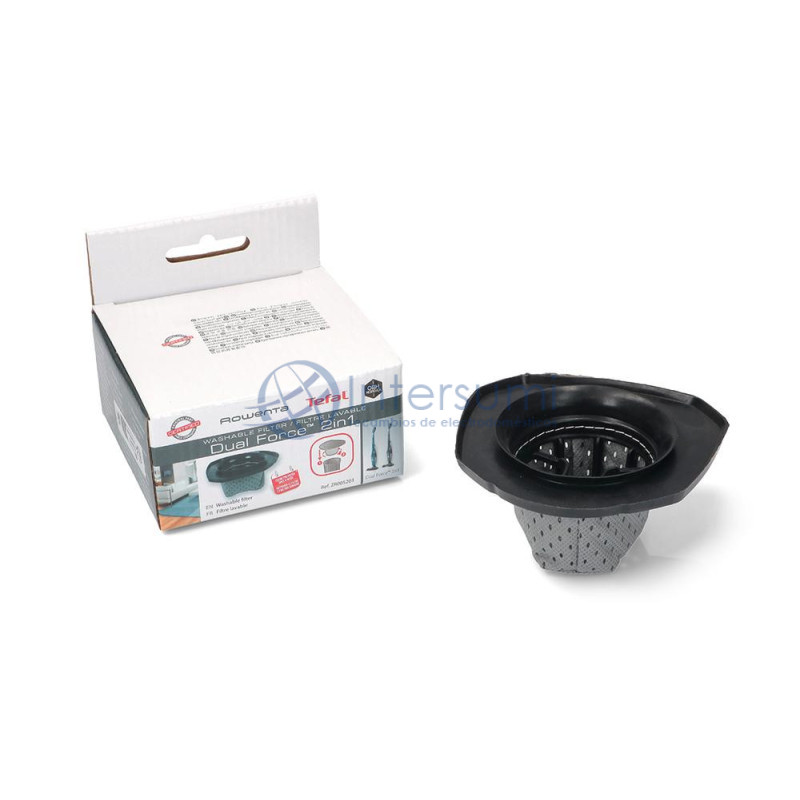 FILTRE LAVABLE POUR ASPIRATEUR BALAI SANS FIL ROWENTA DUAL FORCE 2 EN 1 ZR005203