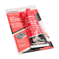 Colle mastic pour porte vitrée de four, résistante aux températures extrêmes de -62 °C à 315 °C, noire 10800