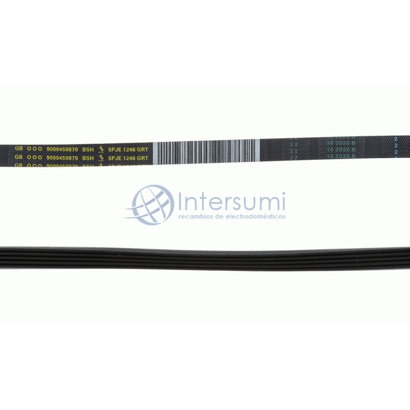 COURROIE POUR LAVE-LINGE 5PJE1246 BOSCH, BALAY, SIEMENS 11003842