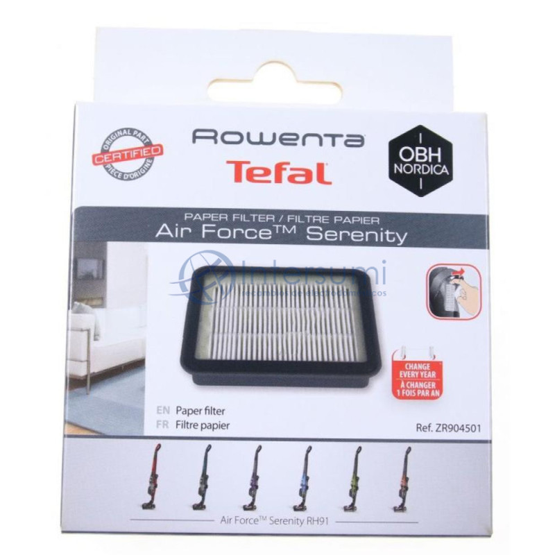 FILTRE HEPA POUR ASPIRATEUR ROWENTA AIR FORCE LITHIUM SERENITY ZR904501