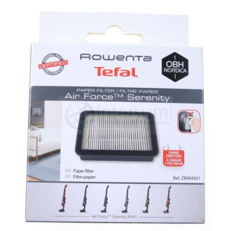 FILTRO HEPA PARA ASPIRADOR ROWENTA AIR FORCE LITHIUM SERENITY ZR904501