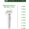 TÊTE POUR ÉPILATEUR BRAUN SILK EPIL 9 FLEX 81719648