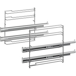 KIT RAILS TÉLESCOPIQUES DEUX NIVEAUX POUR FOUR BOSCH, SIEMENS 17002064
