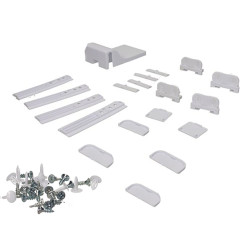 KIT PIÈCES FIXATION POUR RÉFRIGÉRATEUR ENCASTRABLE CANDY, DELONGHI, HAIER 70001294