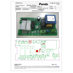 MODULE ÉLECTRONIQUE HOTTE ASPIRANTE PANDO 620062200305