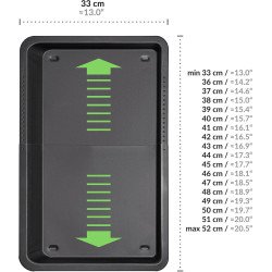 PLAQUE UNIVERSELLE EXTENSIBLE POUR FOUR ELECTROLUX, WHIRLPOOL 33-52 cm 9029866473