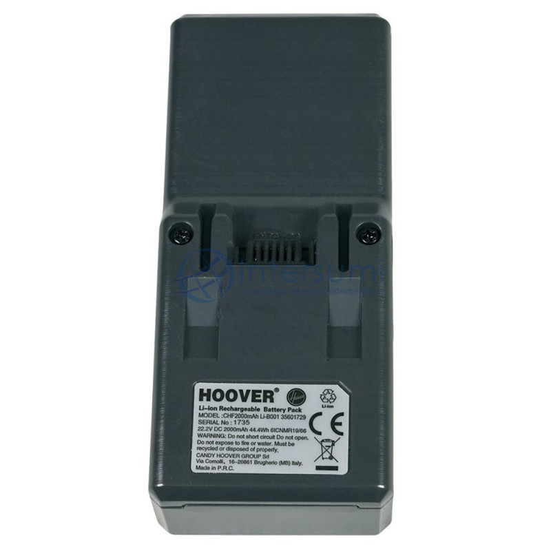 B001 BATTERIE LI-ION RECHARGEABLE 22.2V POUR ASPIRATEUR HOOVER 2 IN 1 35601729