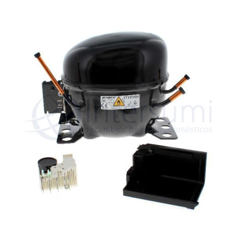 COMPRESOR FRIGORÍFICO GAS R600A TT1117Y 198W (1/4+ CV) 9.00CC C00496005