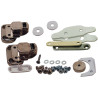 KIT CHARNIÈRE VERROU PORTE LAVE-LINGE BAUKNECHT, CANDY, HOOVER, TEKA 41026810