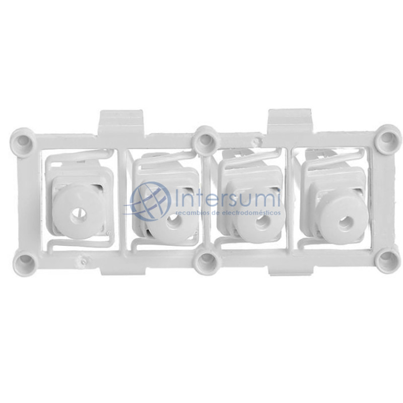 PANNEAU DE BOUTONS 4 POUSSOIRS LAVE-LINGE SMEG, VESTEL, BUSH 696412018