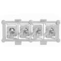 BOTONERA 4 PULSADORES LAVADORA SMEG, VESTEL, BUSH 696412018