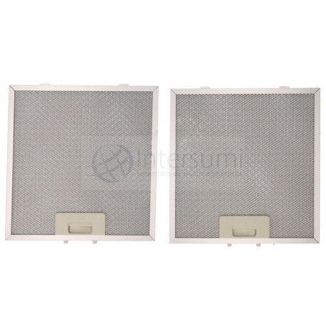 KIT DE DOS FILTROS METÁLICOS PARA CAMPANA EXTRACTORA CATA S BOX INOX 02800912