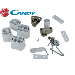 KIT BISAGRA PUERTA LAVADORA INTEGRADA CANDY, HOOVER, TEKA. 43013964