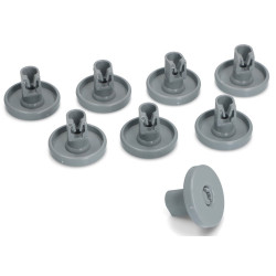 KIT 8 ROUES PANIER INFÉRIEUR LAVE-VAISSELLE AEG, ELECTROLUX, ZANUSSI 50286965004
