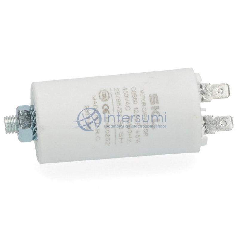 Condensateur permanent 12,5 MF - 450V 12AG007