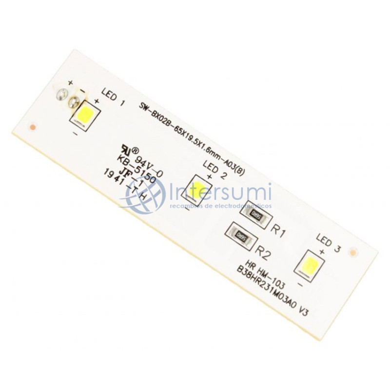 MODULE ÉLECTRONIQUE LED POUR RÉFRIGÉRATEUR CANDY 49031078