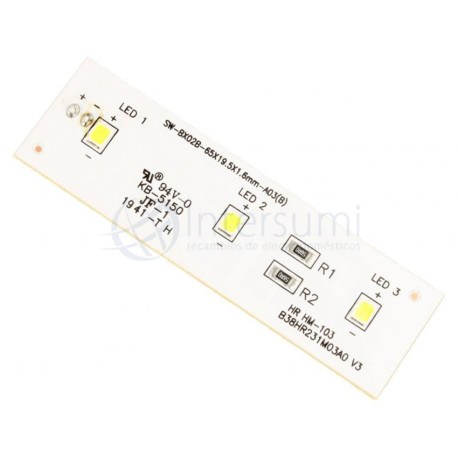 MÓDULO ELECTRÓNICO LED PARA FRIGORÍFICO CANDY 49031078