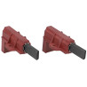 KIT DE BALAIS (2 UNITÉS) POUR MOTEUR DE LAVE-LINGE ARISTON, INDESIT C00196544