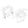 Vitre intérieure four Balay, Bosch 00478073, 40BY6001