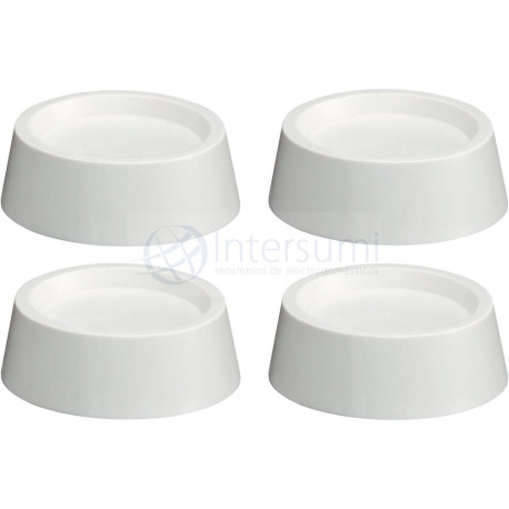 PIES AMORTIGUADORES ANTIVIBRACIONES Y ANTIRALLADURAS PARA LAVADORA (4 unidades) 500WP0160