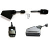 Câble de connexion, accessoire tv pour connecter adaptateur péritel femelle vers connecteur 24 BN39-01154A