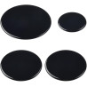 JEU DE 4 COUVRE-BRÛLEURS UNIVERSELS POUR CUISINIÈRE À GAZ TEKA, BALAY, FAGOR 55605031