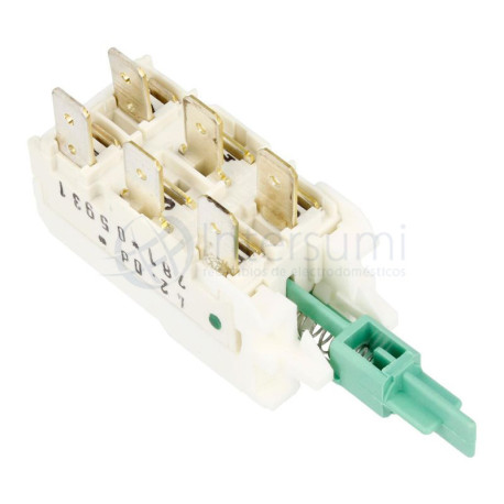 INTERRUPTOR WHIRLPOOL 481941029126 6 CONTACTOS