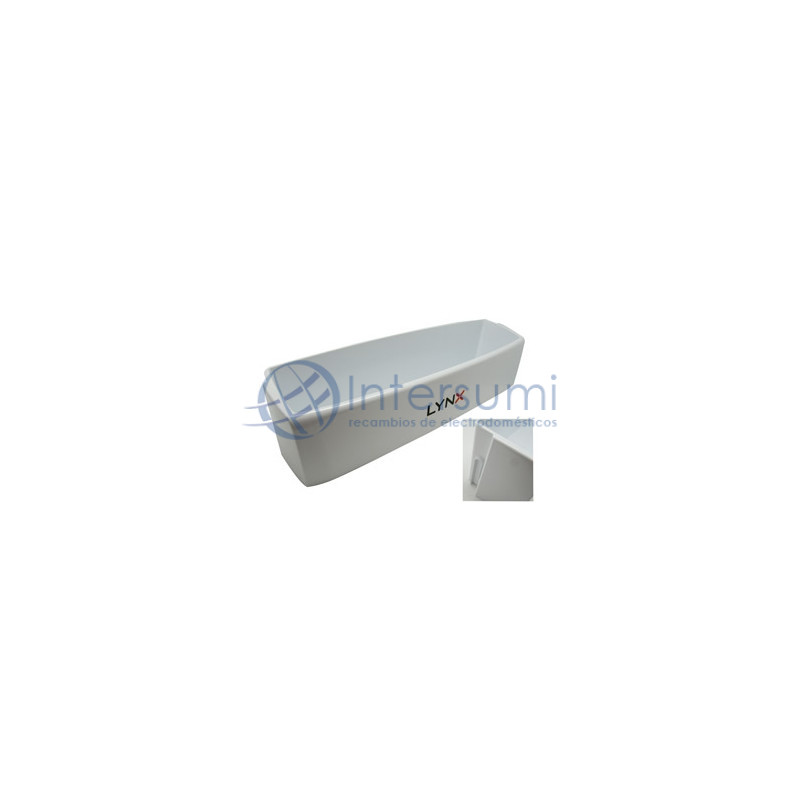 PORTE-BOUTEILLES BLANC POUR RÉFRIGÉRATEUR LYNX, DIMENSIONS: 465x120x115 MM, FIXATION: 455 MM, 438637 TRANSPARENT 00438637