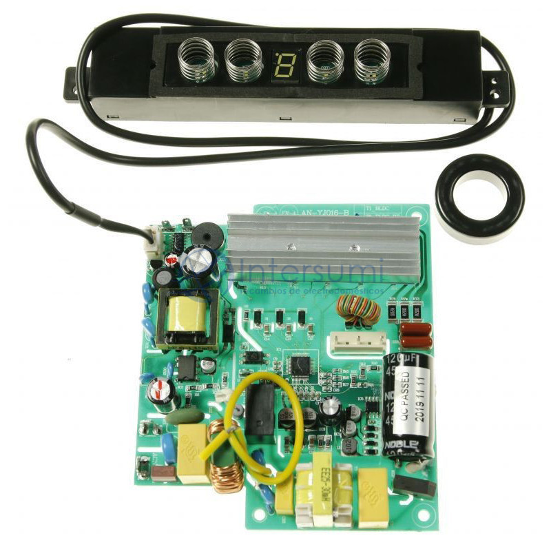 BOÎTIER DE COMMANDES COMPLET POUR HOTTE ASPIRANTE CATA 15105032
