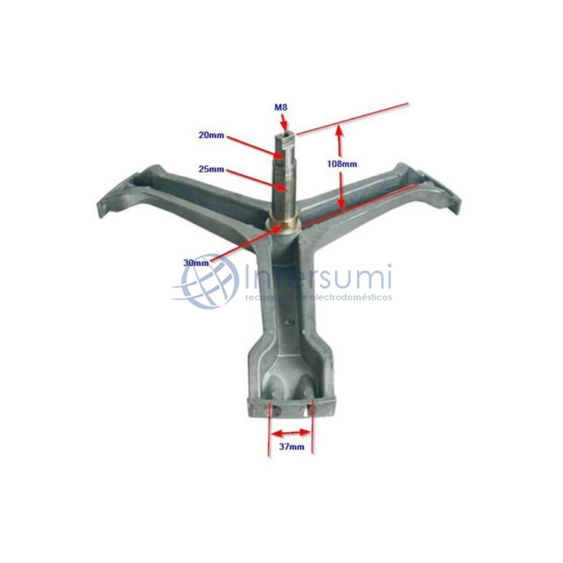 CROISILLON POUR LAVE-LINGE ZANUSSI, AEG, CORBERÓ 50239967008