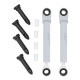 KIT 2 AMORTIGUADORES CON PERNO PARA LAVADORA ZANUSSI, ELECTROLUX 4071361465
