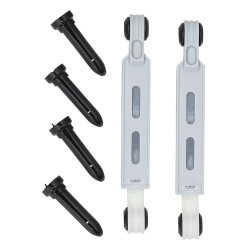 KIT 2 AMORTISSEURS AVEC AXE POUR LAVE-LINGE ZANUSSI, ELECTROLUX 4071361465