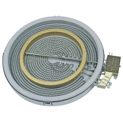 RÉSISTANCE DOUBLE POUR VITROCÉRAMIQUE BOSCH, SIEMENS 00436626