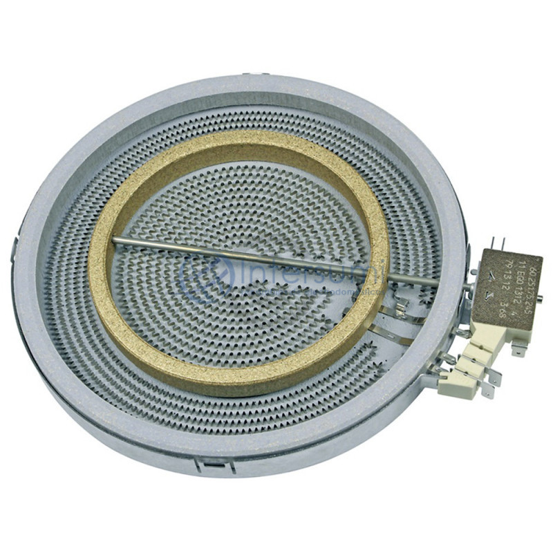RÉSISTANCE DOUBLE POUR VITROCÉRAMIQUE BOSCH, SIEMENS 00436626
