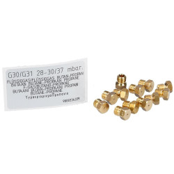 JEU D'INJECTEURS POUR CUISINIÈRE GAZ BUTANE BOSCH 00423714