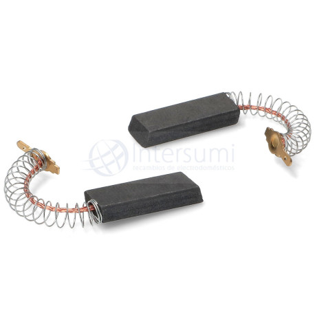 JUEGO ESCOBILLAS AEG, ELECTROLUX, WHIRLPOO (2 UNIDAD) 6,3 x 12,5 x 35mm faston 2,8mm 8996454255095