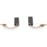 JUEGO ESCOBILLAS AEG, ELECTROLUX, WHIRLPOO (2 UNIDAD) 63 x 125 x 35mm faston 2,8mm 8996454255095