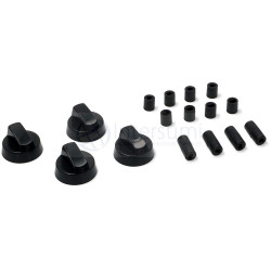 KIT 4 MANDOS UNIVERSAL PARA COCINA NEGRO COK758UN