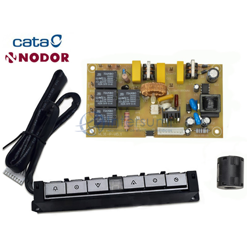 BOÎTIER COMMANDES HOTTE ASPIRANTE CATA, NODOR, SCALA NL3 15100033