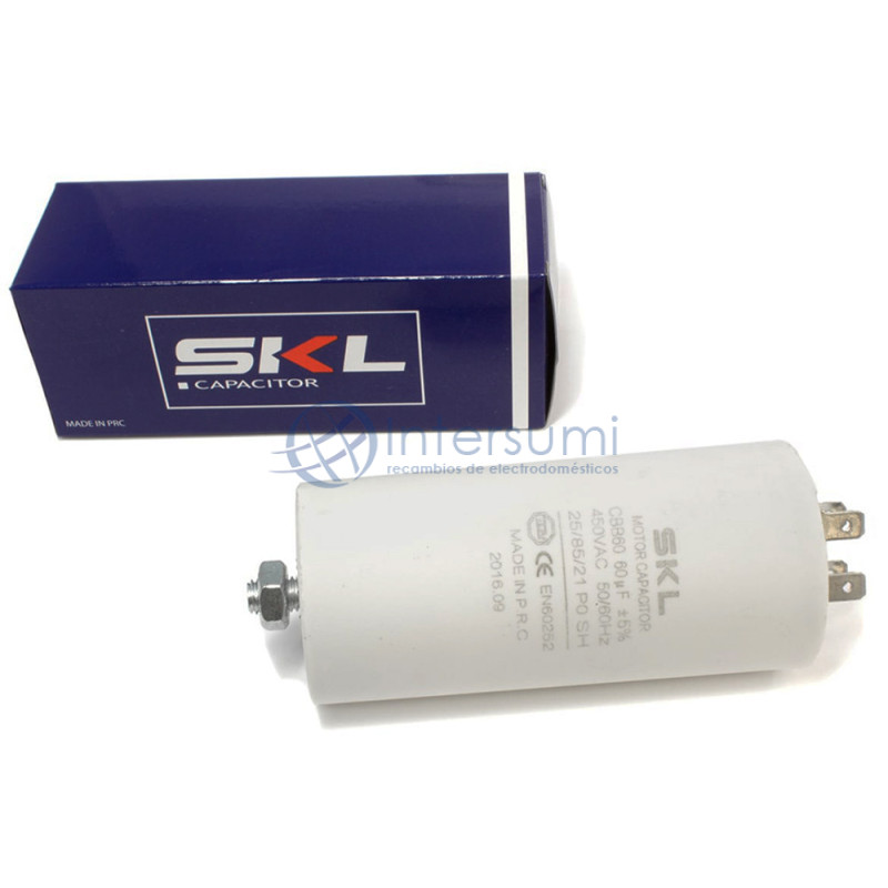 CONDENSATEUR DE DÉMARRAGE 60MF - 450V 12AG028