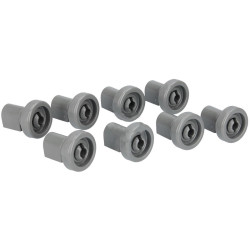 KIT DE 8 ROULETTES POUR PANIER SUPÉRIEUR DE LAVE-VAISSELLE AEG, ELECTROLUX, ZANUSSI 50286967000