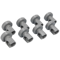 KIT DE 8 ROULETTES POUR PANIER SUPÉRIEUR DE LAVE-VAISSELLE AEG, ELECTROLUX, ZANUSSI 50286967000