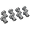 KIT DE 8 ROULETTES POUR PANIER SUPÉRIEUR DE LAVE-VAISSELLE AEG, ELECTROLUX, ZANUSSI 50286967000
