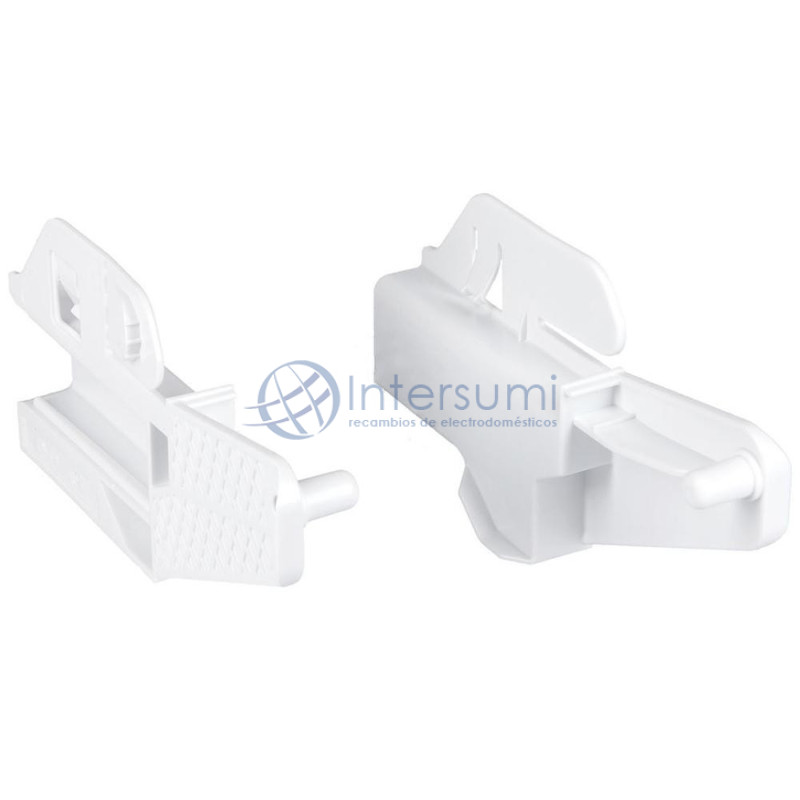 JEU DE 2 SUPPORTS POUR BAC DE CONGÉLATEUR BOSCH, SIEMENS 00639092