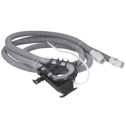 TUBO DE DESAGÜE COMPLETO PARA LAVADORA BAUKNECHT, WHIRLPOOL 481010441234