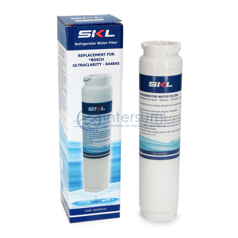 FILTRE À EAU POUR RÉFRIGÉRATEUR AMÉRICAIN BALAY, BOSCH 11034151