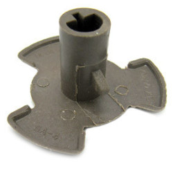 ENTRAÎNEUR PLATEAU MICRO-ONDES SAMSUNG; HAUTEUR L’AXE: 18MM; DIAMÈTRE EXT. AXE: 10 MM ; HAUTEUR FIXATION: 3 MM RM-NT1083