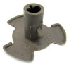 ENTRAÎNEUR PLATEAU MICRO-ONDES SAMSUNG; HAUTEUR L’AXE: 18MM; DIAMÈTRE EXT. AXE: 10 MM ; HAUTEUR FIXATION: 3 MM RM-NT1083