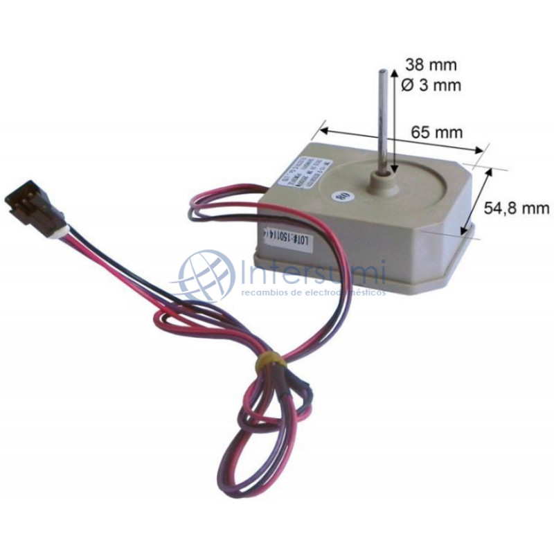MOTEUR VENTILATEUR POUR RÉFRIGÉRATEUR CONGÉLATEUR HISENSE 49032696
