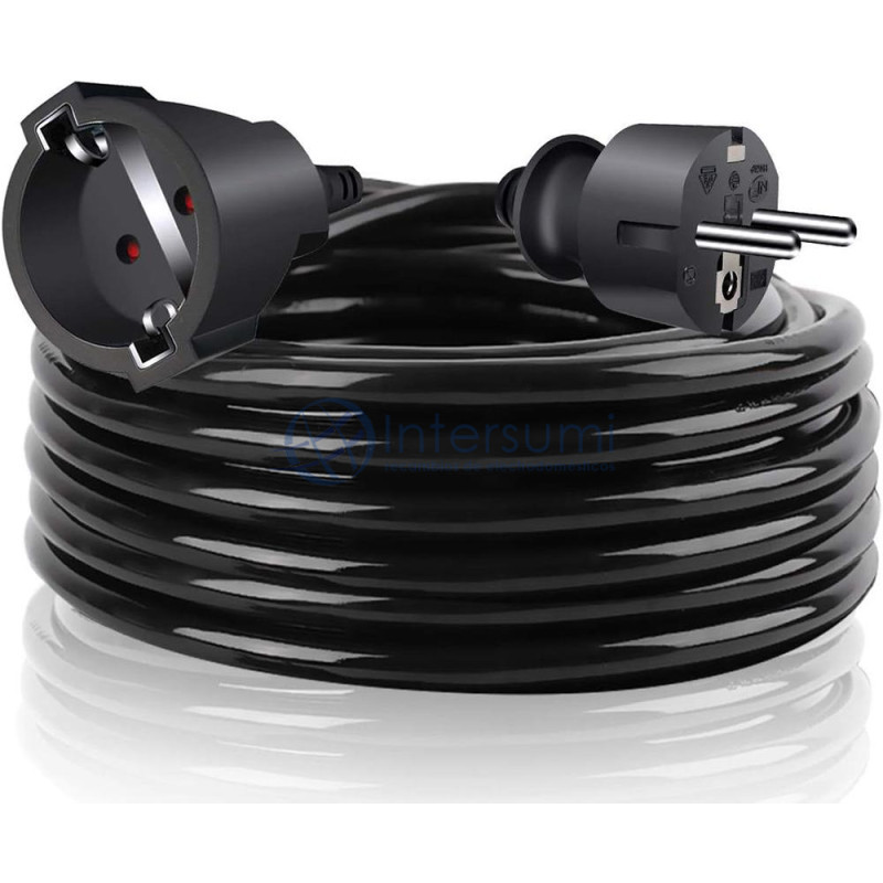 CABLE ALARGADOR 5 METROS NEGRO - SCHUKO 0902066